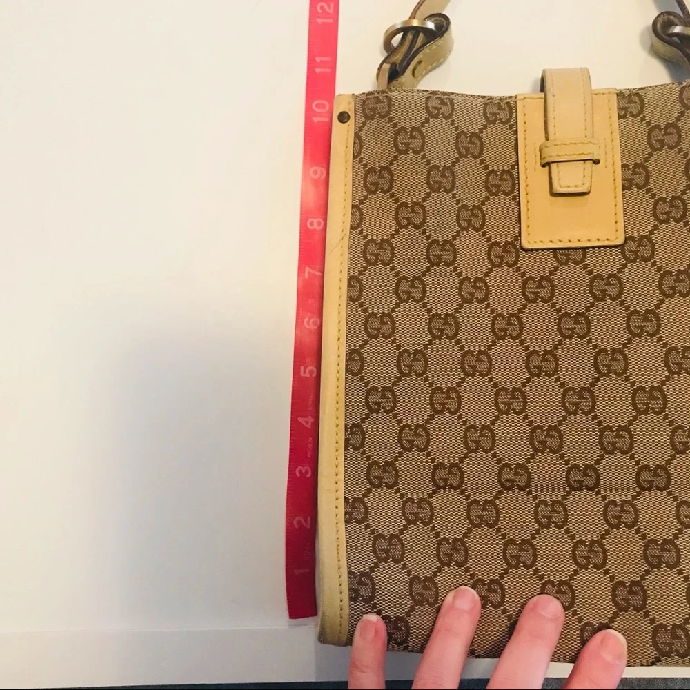 GUCCI | Great Shape! | TOTE ONLY! | GG SUPREME canvas & leather - Picture 16 of 16